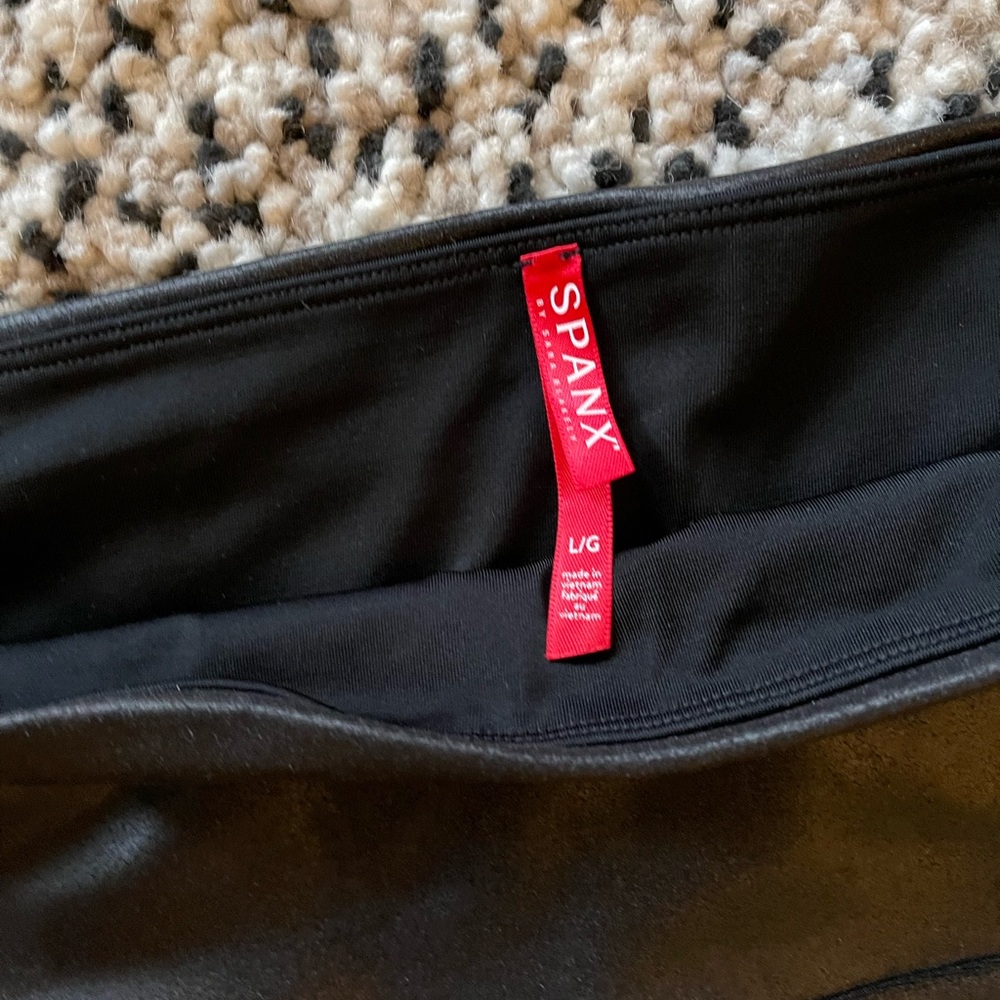 Spanx Leather-Look Leggings